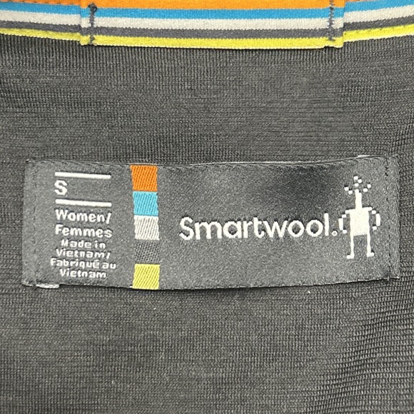 Smartwool Insulated Vest Women's Small Hooded Wool Polyester Full Zip Black - Picture 4 of 9
